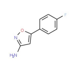 3-Amino-5-(4-fluorophenyl)isoxazole - chemical structure image