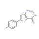 3-amino-5-(4-fluorophenyl)thiophene-2-carbohydrazide - chemical structure image
