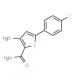 3-Amino-5-(4-fluorophenyl)thiophene-2-carboxamide (CAS 354813-00-6) - chemical structure image