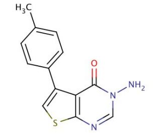 3-amino-5-(4-methylphenyl)thieno[2,3-d]pyrimidin-4(3H)-one - chemical structure image