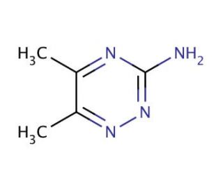 3-Amino-5,6-dimethyl-1,2,4-triazine (CAS 17584-12-2) - chemical structure image