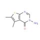 3-Amino-5,6-dimethyl-3H-thieno[2,3-d]pyrimidin-4-one (CAS 32973-77-6) - chemical structure image