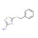 3-Amino-5-benzylthio-1,2,4-thiadiazole (CAS 60093-11-0) - chemical structure image