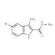 3-Amino-5-bromo-1H-indole-2-carbohydrazide - chemical structure image