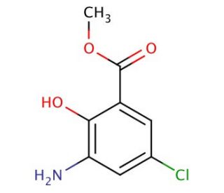 3-Amino-5-chloro Salicylic Acid Methyl Ester - chemical structure image