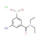 3-Amino-5-diethylcarbamoylphenylboronic acid, HCl (CAS 957066-02-3) - chemical structure image