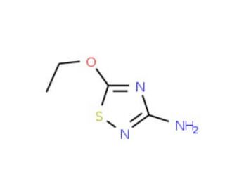 3-Amino-5-ethoxy-1,2,4-thiadiazole (CAS 89124-90-3) - chemical structure image