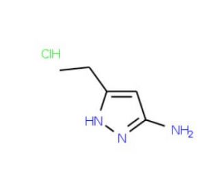 3-Amino-5-ethyl-1H-pyrazole hydrochloride - chemical structure image