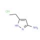 3-Amino-5-ethyl-1H-pyrazole hydrochloride - chemical structure image