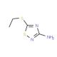 3-Amino-5-ethylthio-1,2,4-thiadiazole (CAS 129500-80-7) - chemical structure image