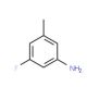 3-Amino-5-fluorotoluene (CAS 52215-41-5) - chemical structure image