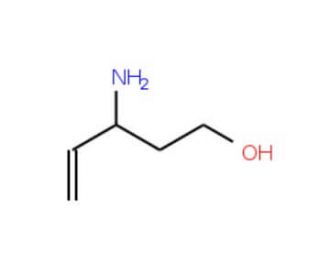 3-Amino-5-hydroxy-penten-1 (CAS 175431-85-3) - chemical structure image