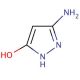 3-Amino-5-hydroxypyrazole (CAS 6126-22-3) - chemical structure image