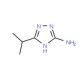 3-Amino-5-isopropyl-1,2,4-triazole (CAS 22882-41-3) - chemical structure image