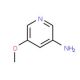 3-Amino-5-methoxy-pyridine (CAS 64436-92-6) - chemical structure image