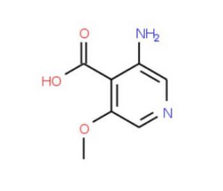 3-Amino-5-methoxyisonicotinic acid (CAS 82673-73-2) - chemical structure image