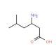 3-Amino-5-methyl-hexanoic acid (CAS 3653-34-7) - chemical structure image