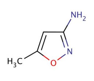 3-Amino-5-methylisoxazole (CAS 1072-67-9) - chemical structure image