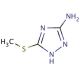 3-Amino-5-methylthio-1H-1,2,4-triazole (CAS 45534-08-5) - chemical structure image