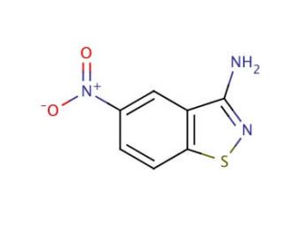3-Amino-5-nitrobenzisothiazole (CAS 84987-89-3) - chemical structure image