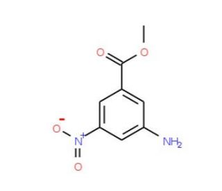 3-Amino-5-nitrobenzoic acid methyl ester (CAS 23218-93-1) - chemical structure image
