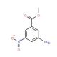 3-Amino-5-nitrobenzoic acid methyl ester (CAS 23218-93-1) - chemical structure image
