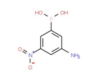 3-Amino-5-nitrophenylboronic acid (CAS 89466-05-7) - chemical structure image