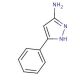 3-Amino-5-phenyl-1H-pyrazole (CAS 1572-10-7) - chemical structure image