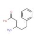 3-Amino-5-phenyl-pentanoic acid (CAS 91247-38-0) - chemical structure image