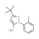 3-Amino-5-tert-butyl-2-o-tolyl-2H-pyrazole (CAS 337533-96-7) - chemical structure image