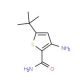 3-Amino-5-(tert-butyl)thiophene-2-carboxamide (CAS 175137-04-9) - chemical structure image