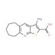 3-Amino-6,7,8,9-tetrahydro-5H-cyclohepta[b]-thieno[3,2-e]pyridine-2-carboxylic acid - chemical structure image