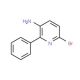 3-Amino-6-bromo-2-phenylpyridine (CAS 912772-85-1) - chemical structure image