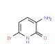 3-Amino-6-bromo-pyridin-2-ol (CAS 134577-43-8) - chemical structure image