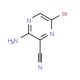3-Amino-6-bromopyrazine-2-carbonitrile (CAS 17231-51-5) - chemical structure image