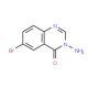 3-amino-6-bromoquinazolin-4(3H)-one (CAS 96498-79-2) - chemical structure image