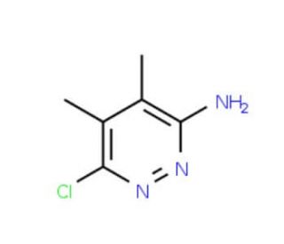 3-Amino-6-chloro-4,5-dimethylpyridazine (CAS 76593-36-7) - chemical structure image