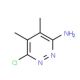 3-Amino-6-chloro-4,5-dimethylpyridazine (CAS 76593-36-7) - chemical structure image