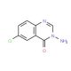 3-amino-6-chloroquinazolin-4(3H)-one (CAS 5584-16-7) - chemical structure image