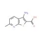 3-Amino-6-methylthieno[2,3-b]pyridine-2-carboxylic acid (CAS 59488-60-7) - chemical structure image