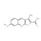 3-Amino-7-methoxy-thieno[2,3-b]quinoline-2-carboxylic acid - chemical structure image
