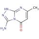 3-Amino-7-methyl-[1,2,4]triazolo[4,3-a]pyrimidin-5-ol - chemical structure image