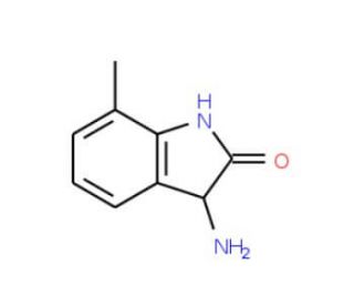 3-Amino-7-methyl-1,3-dihydro-2H-indol-2-one - chemical structure image
