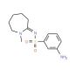 3-amino-N-[(2E)-1-methylazepan-2-ylidene]benzene-1-sulfonamide - chemical structure image