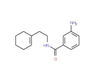 3-Amino-N-[2-(1-cyclohexen-1-yl)ethyl]benzamide - chemical structure image