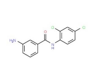 3-Amino-N-(2,4-dichlorophenyl)benzamide - chemical structure image