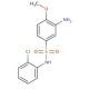3-Amino-N-(2-chloro-phenyl)-4-methoxy-benzenesulfonamide - chemical structure image