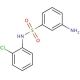 3-Amino-N-(2-chloro-phenyl)-benzenesulfonamide - chemical structure image