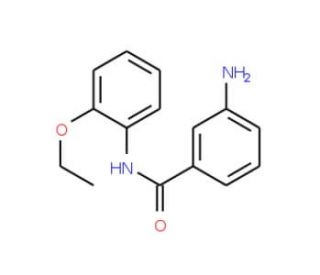 3-Amino-N-(2-ethoxyphenyl)benzamide - chemical structure image