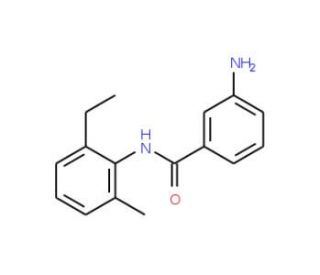 3-Amino-N-(2-ethyl-6-methylphenyl)benzamide - chemical structure image